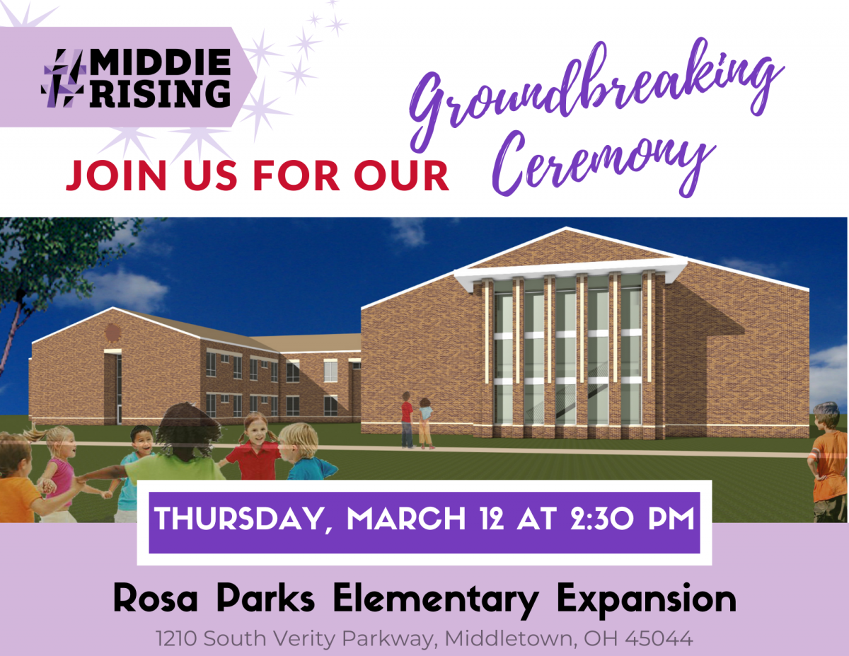 Join us for Groundbreaking Ceremony flyer